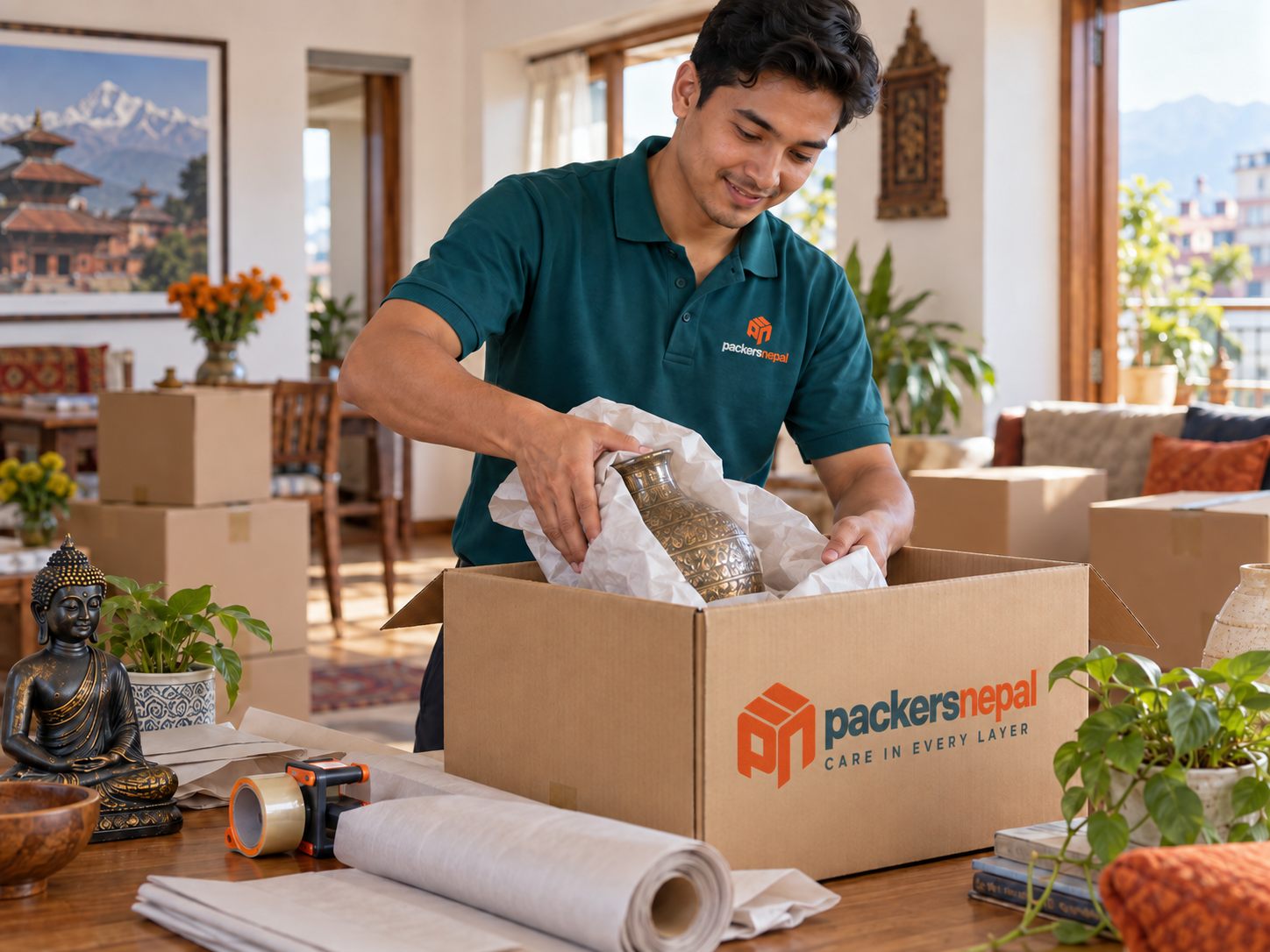 Household packing by Packers Nepal